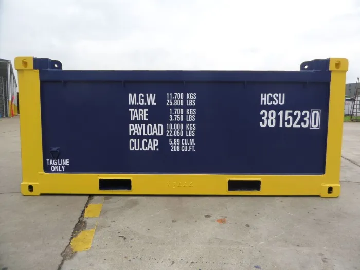 10FT Offshore Half Height Open Top Container (DNV 2.7-1 Certified) - Image 2